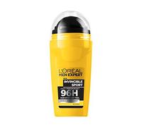 L'Oréal Men Expert Lot de 2 flacons anti-transpirants XXL à bille Invincible Sport 96H 50 ml