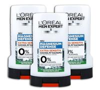 L'Oréal Men Expert Magnesium Defense Lot de 3 gels douche extra sensibles 3 x 250 ml