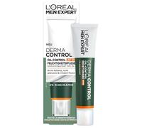 L'Oréal Men Expert Soin du visage anti-boutons SPF 30 pour homme, crème pour les peaux impures et sujettes à l'acné, crème pour le visage pour homme avec protection solaire et 2% de niacinamide