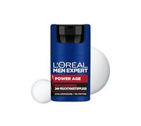 L'Oréal Men Expert Soin du visage anti-rides pour homme, crème hydratante anti-âge pour peaux fatiguées et mates, crème pour le visage pour homme à l'acide hyaluronique, Power Age, 1 x 50 ml
