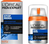 L'Oréal Men Expert - Soin Hydratant Visage Anti-Âge & Anti-Rides d'Expression pour Homme - Usage Quotidien - Technologie Boswelox - Tous Types de Peaux - Stop Rides - 50 ml