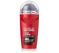 L'Oréal Men Expert Stop Stress Anti-Transpirant 48H Bille 50 ml, Roll on, Fraîche