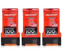 L'Oréal Men Expert Stop Stress Gel Douche 300 ml - Lot de 3