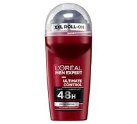 L'Oreal Men Expert Ultimate Control Déodorant à enrouler protège 48H contre différents types de transpiration, parfum frais, sans alcool (6 x 50 ml)
