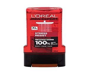 L'OREAL Men Shower Gel Stress Resist 300 ml 1 Unité