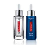 L'Oréal Paris 1,5 % pure acide hyaluronique avec vitamine C et 0,3 % rétinol sérum pour le visage Revitalift Derm Intensives Anti-Aging Skin Care Day Night Regime