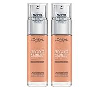 L'Oréal Paris Accord Parfait Fond de Teint Fluide Texture Ultra Léger Hydratant avec Acide Hyaluronique Couleur 5.R / 5.C Sable Rosé - 2 Cosmétiques
