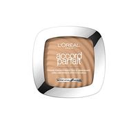 L'Oréal Paris - Poudre Fondante Perfectrice Bienfaisante - Enrichie en Pigments Minéraux & Acide Hyaluronique - Tous les Types de Peaux - Accord Parfait - Teinte : Beige Rosé (3.R) - 9 g
