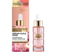 L'Oréal Paris - Sérum Huile Rosé - Soin Visage Anti-Âge Éclat & Nutrition Intense - Concentré en Cellules Natives de Pivoine et Calcium B3 - Pour Peaux Matures - Age Perfect Golden Age - 30 ml