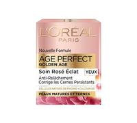 L'Oréal Paris - Age Perfect Golden Age - Soin Rosé Eclat Contour des Yeux - Anti-Cernes & Anti-Relâchement - Enrichi en Cellules Natives de Pivoine et Calcium/Vitamine B3-15 ml