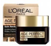 L’Oréal Paris - Crème de Jour FPS 30 Age Perfect Renaissance Cellulaire - Soin Revitalisant Rides, Fermeté & Vitalité - Au Complexe Antioxydant Protecteur - Tous Types de Peaux - 50 ml