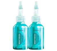 L'Oréal Paris Bright Reveal Gommage Visage Exfoliant Visage Anti Taches Uniformes Lissantes Formule Douce à la Niacinamide contre les Imperfections et les Signes de l'acné - 2 Flacons de 25 ml