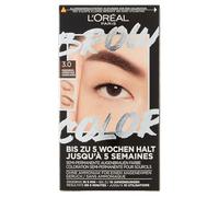 L'Oréal Paris Brow Color 3.0 Peinture à sourcils pour un look éclatant et parfaitement soigné, sans ammoniaque, jusqu'à 10 applications par paquet, marron foncé