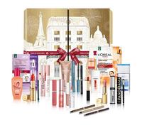 L'Oréal Paris - Calendrier de l'Avent 24 Jours - Coffret Cadeau Noël - Maquillage, Soins Visage et Cheveux - 24 Produits de Beauté Incontournables en Taille Réelle