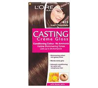 L'Oréal Paris Casting Cream Gloss 415 Lot de 3 flacons de crème hydratante Chocolat glacé
