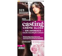 LOreal Paris Casting Creme Gloss Baño De Color 323 Chocolate Negro