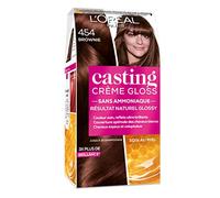 L'Oréal Paris Casting Crème Gloss Coloration Ton sur Ton pour Cheveux - Sans Ammoniaque - Brownie (454)