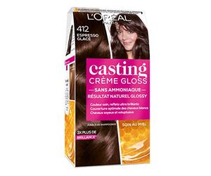 L'Oréal Paris Casting Crème Gloss Coloration Ton sur Ton pour Cheveux - Sans Ammoniaque - Expresso Glacé (412)