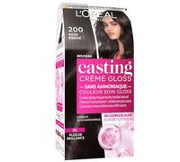 L'Oréal Paris Casting Crème Gloss Coloration Ton sur Ton pour Cheveux - Sans Ammoniaque - Noir Ebène, 1 unité (Lot de 1)