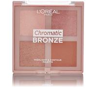 L'Oréal Paris Chromatic Bronze Highlight & Contour Palette 01, 10 g