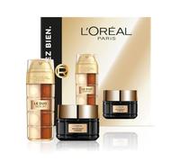 L'Oréal Paris Coffret Anti-Âge Midnight Crème Sérum Le Duo Fermeté | Néohespéridine et Vitamine E, Peptides boosters collagène, Vitamines B3 et C, Résultats cliniquement prouvés