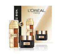 L'Oréal Paris - Coffret Luxe Anti-Age - Midnight Crème - Soin Visage Anti-Rides, Fermeté, Confort - Tous Types de Peaux - 50 ml & Duo Serum - Formule Booster de Collagène - Vitamines B3 et Cg - 30 ml