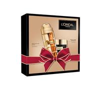 L'Oréal Paris - Coffret Luxe Anti-Age - Midnight Crème - Soin Visage Anti-Rides, Fermeté, Confort - Tous Types de Peaux - 50 ml & Duo Serum - Formule Booster de Collagène - Vitamines B3 et Cg - 30 ml