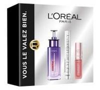 L'Oréal Paris Coffret Revitalift Filler Hyaluron Sérum 30 ml + Extensionist Telescopic Mascara 9,9 ml + Hyaluron Tint Encre à Lèvres 5 ml - Coffret 3 produits