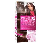 L’ORÉAL PARIS - Coloration Cheveux Semi-Permanente Ton sur Ton - Couleur Soin Gloss - Sans Ammoniaque - Casting Crème Gloss - Nuance : Marron Glacé (415)