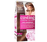 L’ORÉAL PARIS - Coloration Cheveux Semi-Permanente Ton sur Ton - Couleur Soin Gloss - Sans Ammoniaque - Casting Crème Gloss - Nuance :Chocolat Caramel (603)