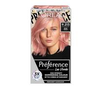 L'Oréal Paris Coloration permanente pour cheveux, brillance longue durée et couleur intense, jusqu'à 8 semaines, Preference Vivids (Colorista), or rose 9.214, 1 paquet