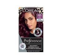 L'Oréal Paris Coloration permanente pour cheveux, brillance longue durée et couleur intense, jusqu'à 8 semaines, Preference Vivids (Colorista), violet foncé 4.26, 1 paquet