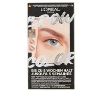 L'Oréal Paris Couleur pour sourcils pour un look éclatant et parfaitement soigné, couleur des sourcils sans ammoniaque, jusqu'à 10 applications par paquet, Brow Color, 6.0 marron clair