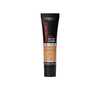 L'Oréal Paris Cover Fond de teint liquide, avec 4% de niacinamide, longue durée, finition naturelle, disponible en 20 teintes, SPF 25, couverture mate infaillible 32H, teinte 260, 30 ml