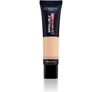 L'Oréal Paris Cover Fond de teint liquide, avec 4% de niacinamide, longue durée, finition naturelle, disponible en 20 teintes, SPF 25, couverture mate infaillible 32H, teinte 115, 30 ml