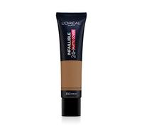 L'Oreal Paris Cover Fond de teint liquide, avec 4 % de niacinamide, longue durée, finition naturelle, disponible en 20 teintes, SPF 25, couverture mate infaillible 32H, teinte 330, 30 ml