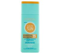 L'Oréal Paris Crema Solare Sublime Sun, Hydracool Sun Protect, Protezione Solare Media IP15 Dissetante, Arricchito con Aloe Vera, 200 ml