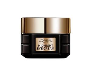 L'Oréal Paris Crème contour des yeux anti-âge pour une peau visiblement plus jeune, avec technologie de sommeil beauté et complexe antioxydant, crème pour les yeux de minuit, 15 ml