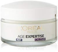 L'Oréal Paris - Crème de Nuit Anti-Âge Fortifiante - Soin Nuit Redensifiant Anti-Rides Triple Action - Enrichi en Calcium - Pour Peaux Matures - À partir de 55 ans - Age Expertise - 50 ml