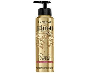 L'Oréal Paris Elnett Mousse fortifiante pour volume et tenue extra forte, protection contre la chaleur et coiffage, crème de mousse, 1 x 200 ml