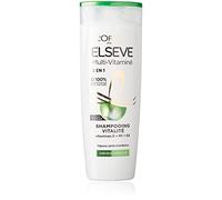L'Oréal Paris Elseve 2en1 Multi-Vitaminé Shampoing revitalisant pour Cheveux Normaux Enrichi en Vitamines E + PP + B5 1 Unité