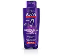 L'Oréal Paris Elsève Color-Vive Shampooing Violet Déjaunisseur 200 ml - Lot de 4