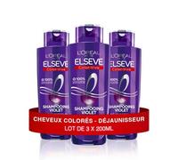 L'Oréal Paris Shampooing Elseve Color Vive Violet déjaunisseur 3x200 ml