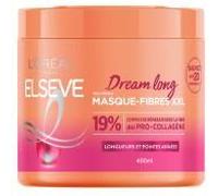 L’ORÉAL PARIS - Masque-Fibres XXL - Cheveux Longs - Pointes Abimées et Fourchues - Enrichi en Complexe Réparateur au Pro-Collagène - Elsève Dream Long - 400 ml