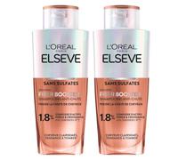 L'ORÉAL PARIS - Elseve Fiber Booster - Lot de 2 Shampooings Anti-Chute - Pour Cheveux Clairsemés - Sans Sulfates - Freine la Chute et Redensifie - Enrichi en Aminexil-R - Hommes et Femmes - 2 x 200ml