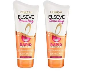 L'Oréal Paris Elsève Rapid Restore Dream Long Après-Shampooing Intensif/Action Anti-Casse 180 ml A9793000 (Lot de 2)