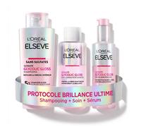 L'Oréal Paris – Routine capillaire protectrice – Acide glycolique, sans sulfates – 3 produits