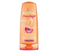 L'Oréal Paris Elvital Après-shampoing anti-pointes fourchues pour cheveux cassants avec huile de ricin, Dream Length Super accumulation après-shampoing, 1 x 250 ml