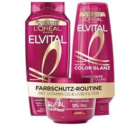 L'Oréal Paris Elvital Germany's Next Topmodel Kit de soins capillaires pour cheveux colorés et méchés avec shampoing 300 ml, après-shampoing 250 ml et masque de soin 300 ml