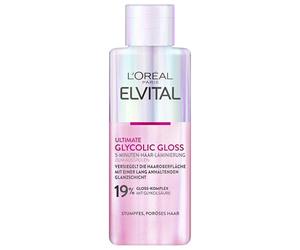 L'Oréal Paris Elvital Glycolic Gloss - Plastifiant pour cheveux ternes et ternes - Pour améliorer la qualité des cheveux et plus de brillance - À l'acide glycolique - 200 ml